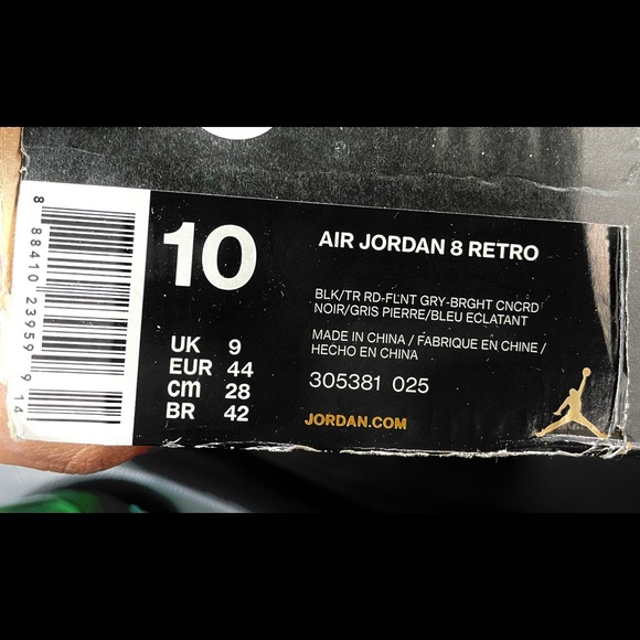 2015 Nike Air Jordan Retro 8 “Aqua” - Picture 2 of 5